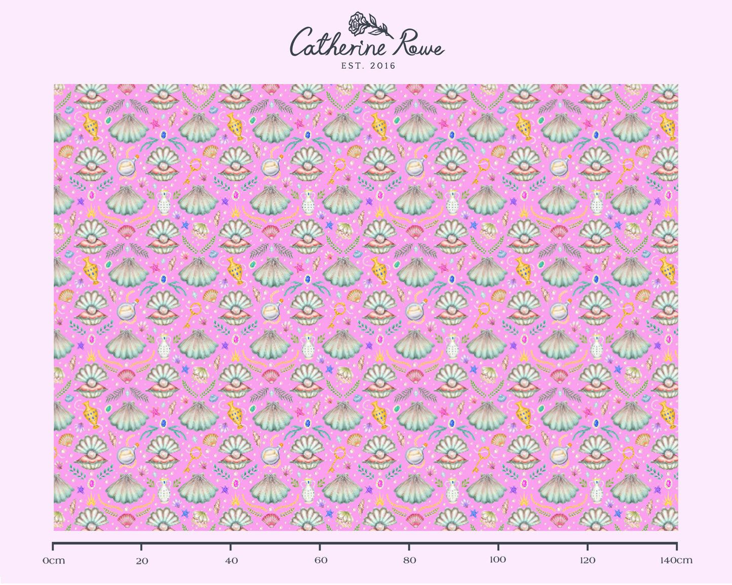 Pearl's Fantasy Candy Pink Fabric