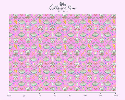 Pearl's Fantasy Candy Pink Fabric