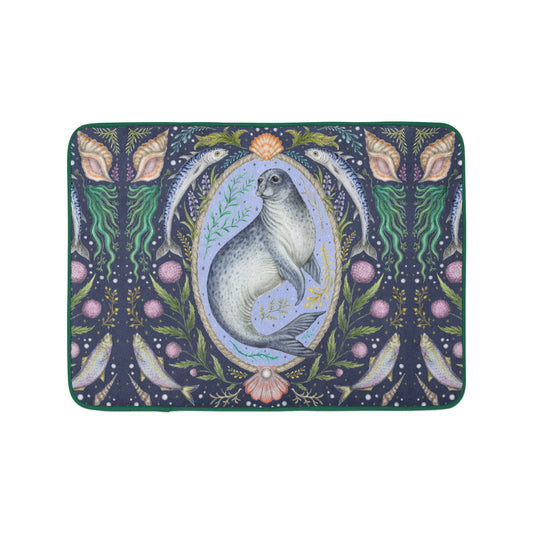 Cornish Seal Luxury Handmade Bath Mat